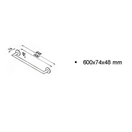 ΠΕΤΣΕΤΟΚΡΕΜΑΣΤΡΑ 60εκ. GEESA NEMOX CHROME 6507-60